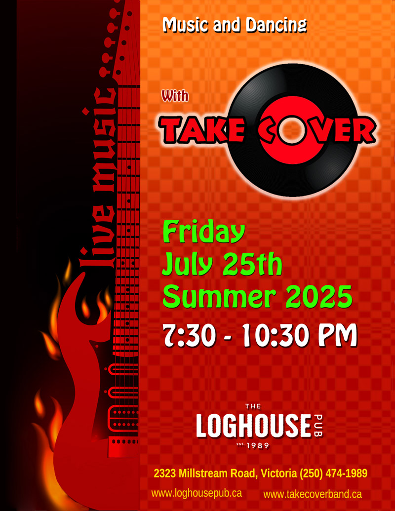 Take Cover Band Mid Summer Party - May 23rd @ Loghouse Pub