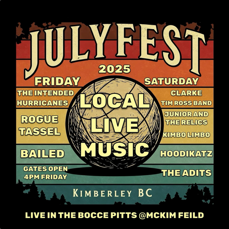 JulyFest 2025 - May 22nd @ McKim Middle School