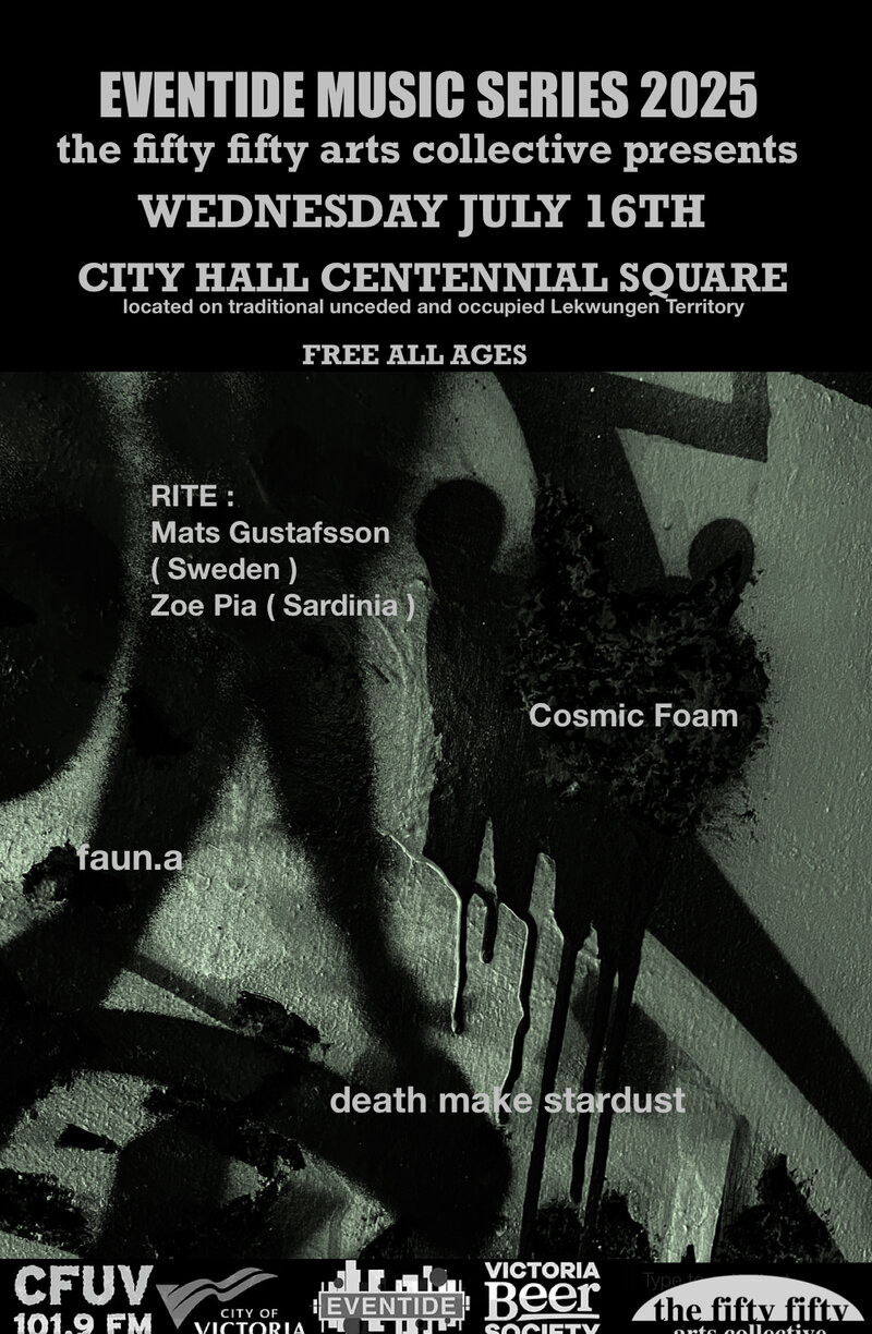 Eventide Concert Series - the fifty fifty arts collective presents - May 6th @ Centennial Square