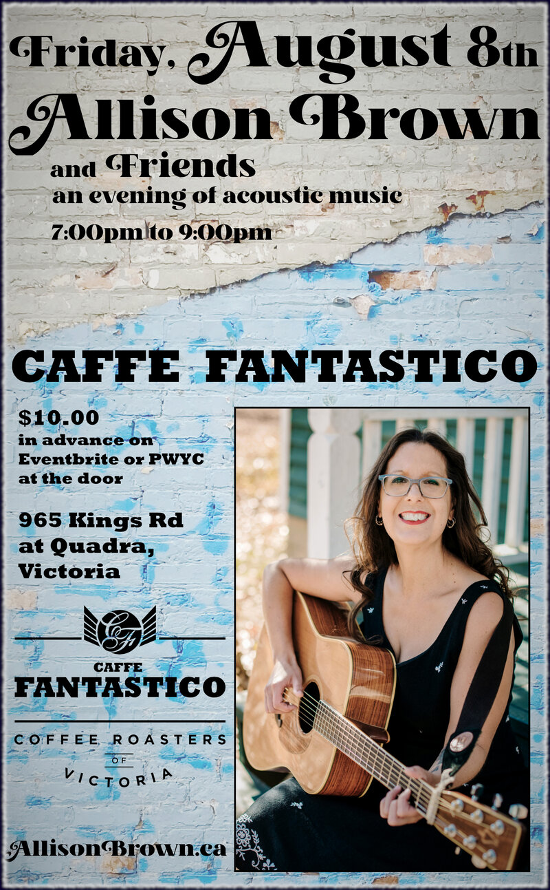 Allison Brown & Friends at Caffe Fantastico - May 5th @ Caffe Fantastico