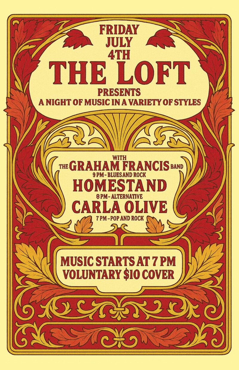A Night of Music - May 7th @ The Loft (Victoria)