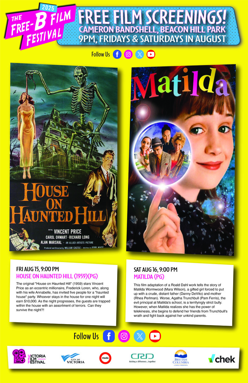 House on Haunted Hill (1959) - May 5th @ Stage in the Park (Cameron Bandshell)
