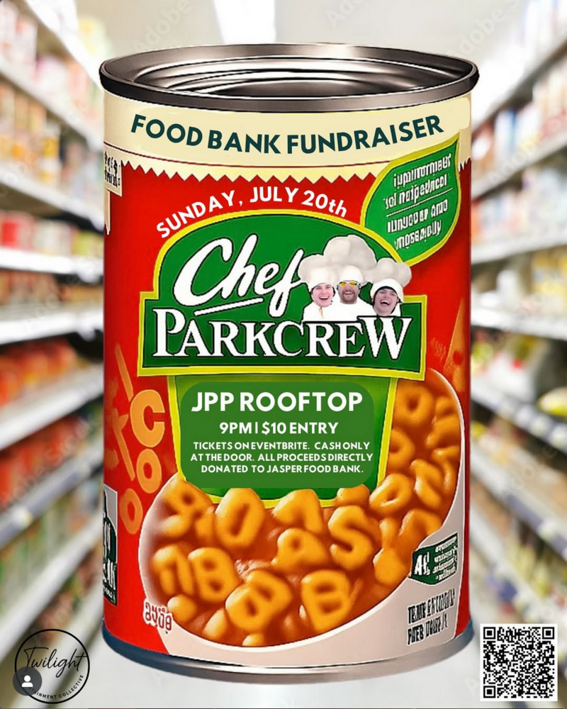 Chef Park Crew: Food Bank Fundraiser - Apr 30th @ Jasper Pizza Place