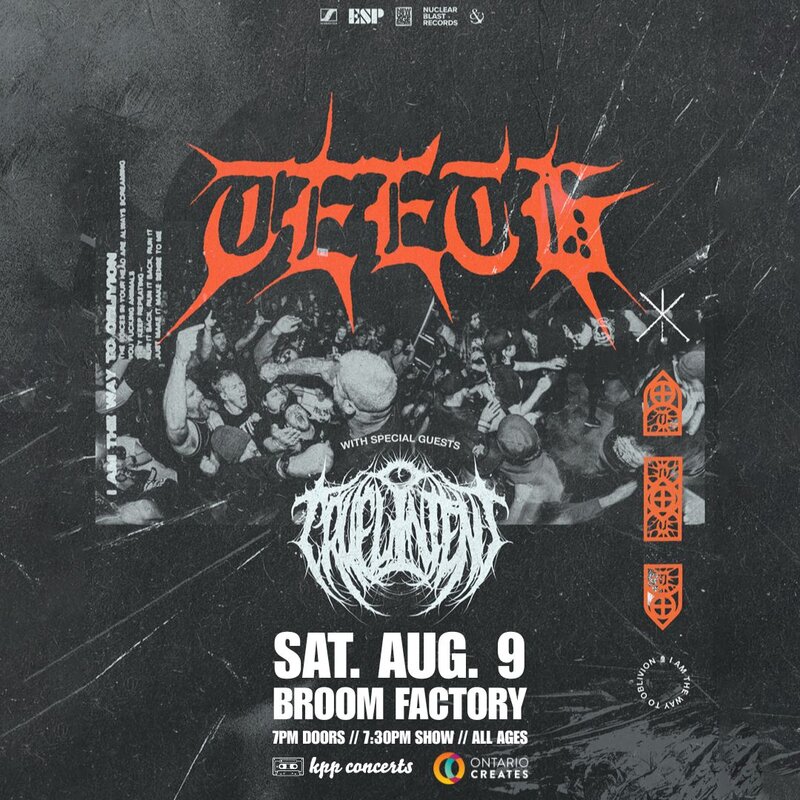 Teeth, Cruel Intent, Foals of '07 @ Broom Factory Aug 9 2025 - Jun 6th @ Broom Factory