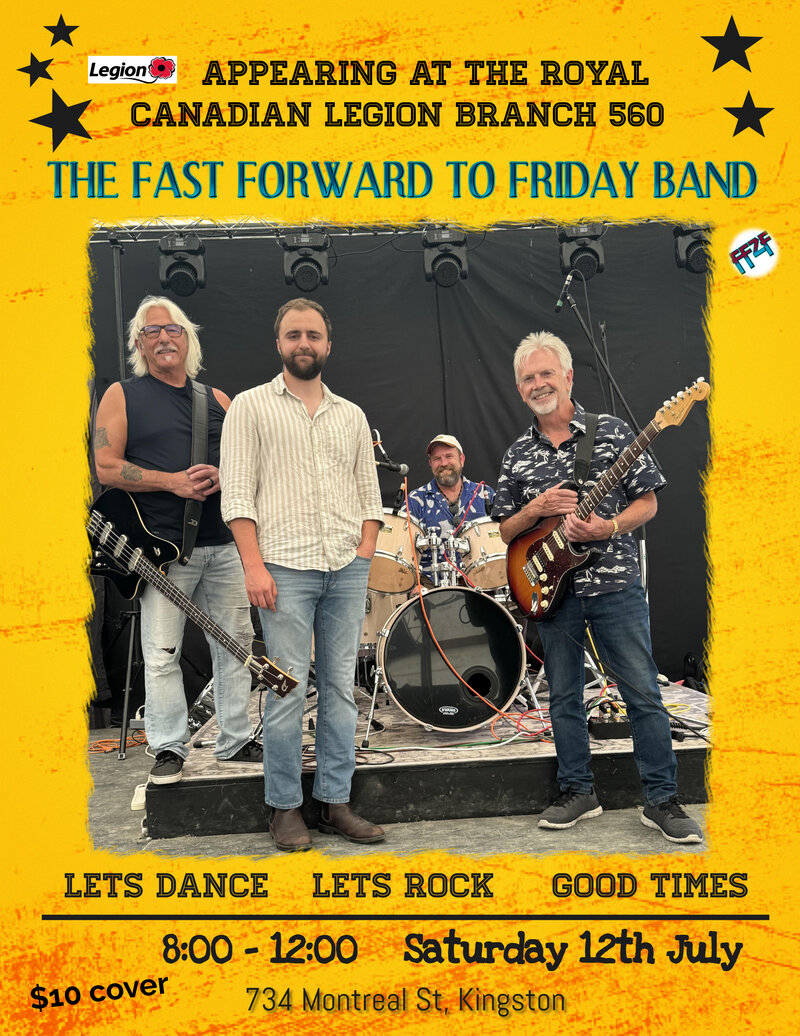 FF2F (Fast Forward to Friday) - May 6th @ Royal Canadian Legion Branch 560