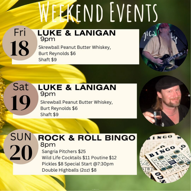 Luke & Lanigan LIVE at The Tavern! @ Tavern 1883 - Jul 18, 2025