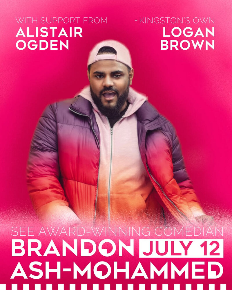 Brandon Ash-Mohammed with guests Alistair Ogden and Logan Brown - May 1st @ Broom Factory