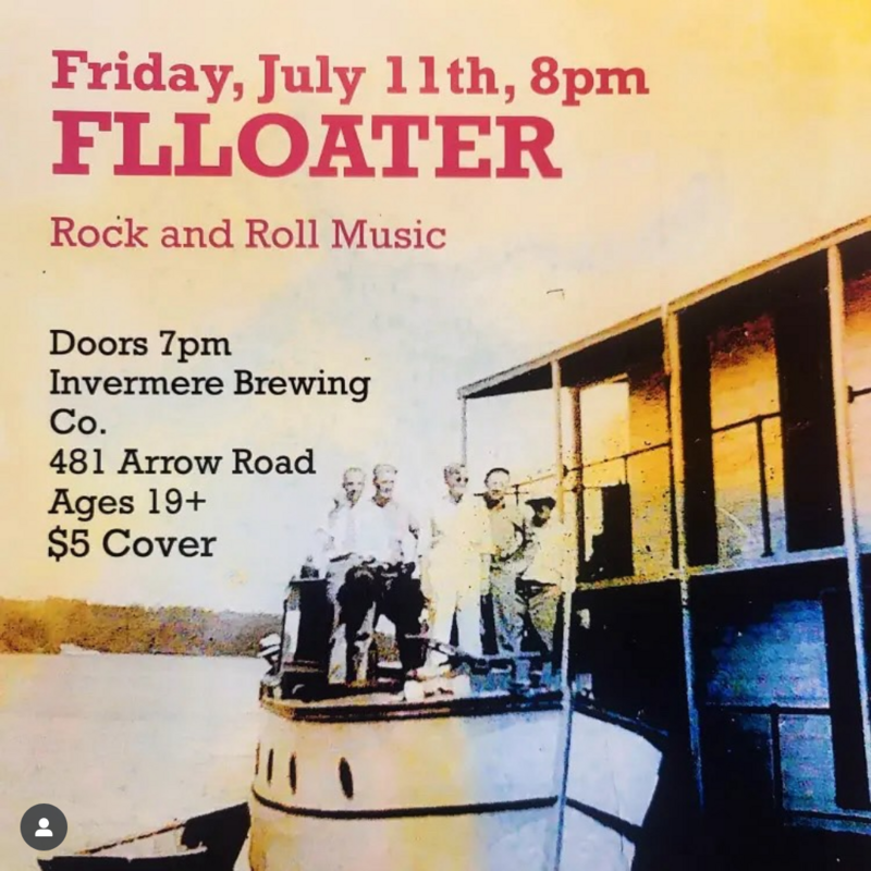 Flloater live at Invermere Brewing Co. - May 16th @ Invermere Brewing Co.