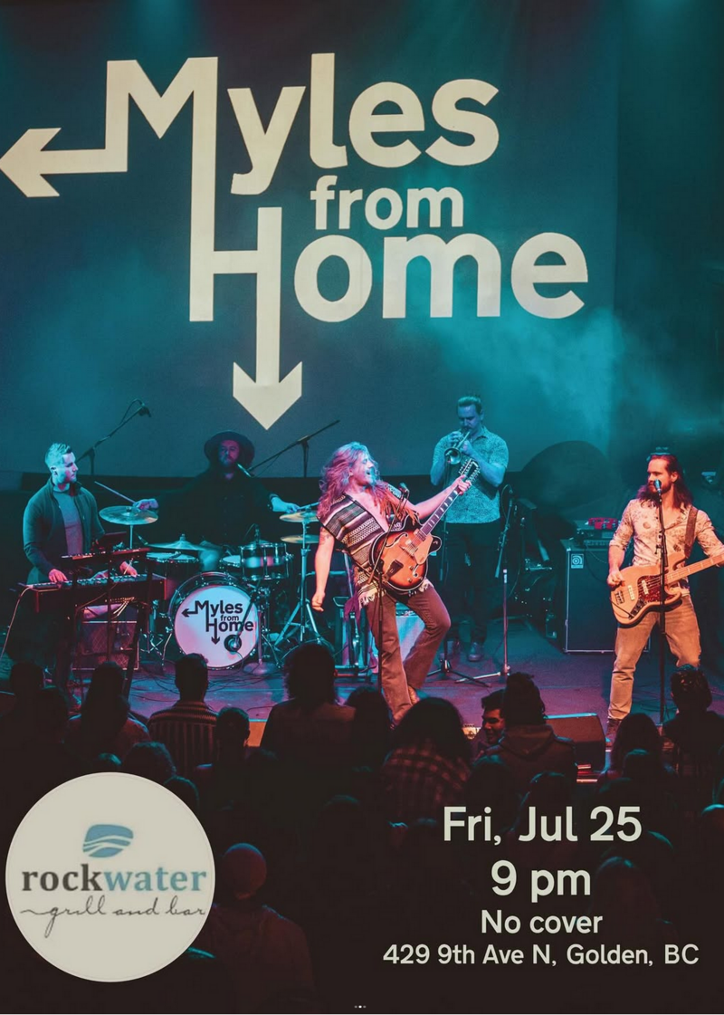 Myles From Home at the Rockwater - Jun 8th @ Rockwater Grill & Bar