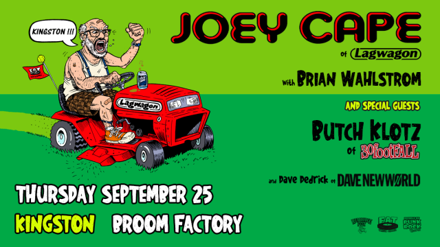 Joey Cape + Butch Klotz + Dave Dedrick @ Broom Factory - Sep 25, 2025