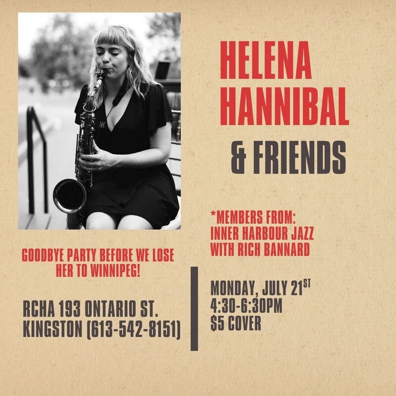 Jazz Society Mondays: Helena Hannibal & Friends - May 6th @ The Club at the R.C.H.A.