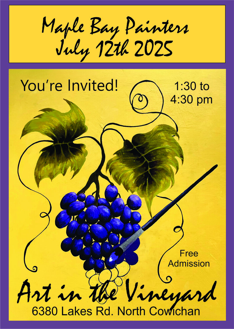 Art in the Vineyard by Maple Bay Painters - Jun 3rd @ 6380 Lakes Rd