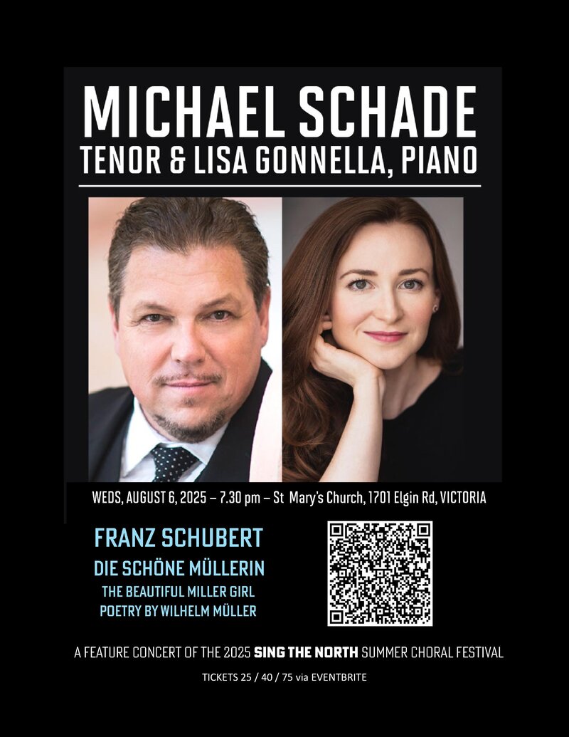Michael Schade - In Recital - with Lisa Gonnella - May 7th @ St. Mary's Anglican Church