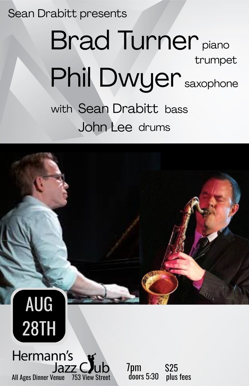 Sean Drabitt presents Brad Turner - May 7th @ Hermann's Jazz Club