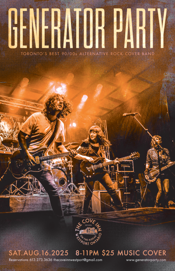 MUSICwestport Festival: Generator Party @ The Cove Inn Aug 16 2025 - May 9th @ The Cove Inn