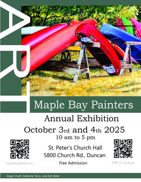Maple Bay Painters Fall Show - Jun 13th @ St Andrews Church Hall