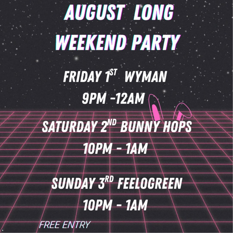 August Long Weekend DJ Nights at Tavern! - May 25th @ Tavern 1883