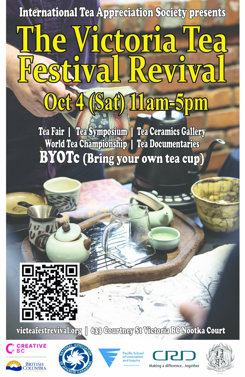 10th Anniversary Victoria Tea Festival Revival - May 6th @ Nootka Court