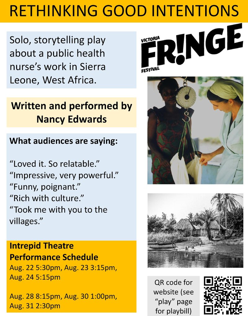 Rethinking Good Intentions: A Solo Storytelling Play - May 6th @ Intrepid Theatre