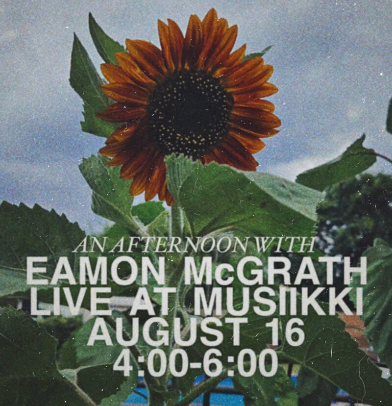 An Afternoon with Eamon McGrath - May 1st @ Musiikki Caf&eacute; & Whiskey Bar