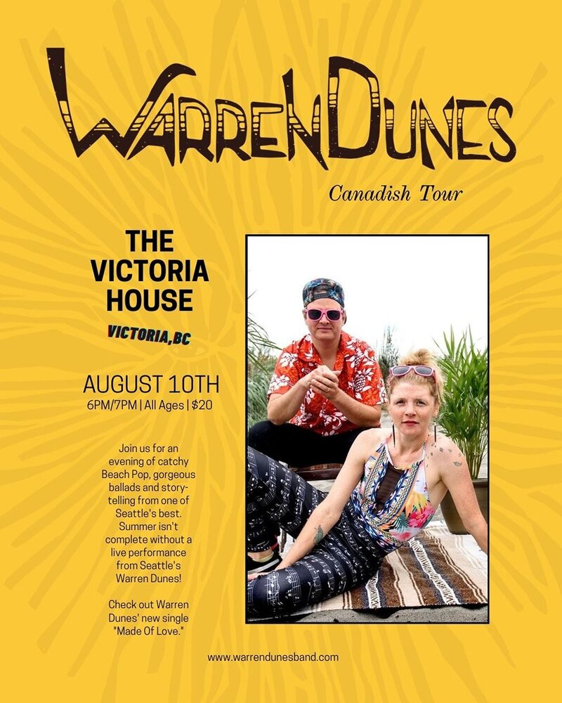 Warren Dunes at The.Victoria.House - May 1st @ The.Victoria.House