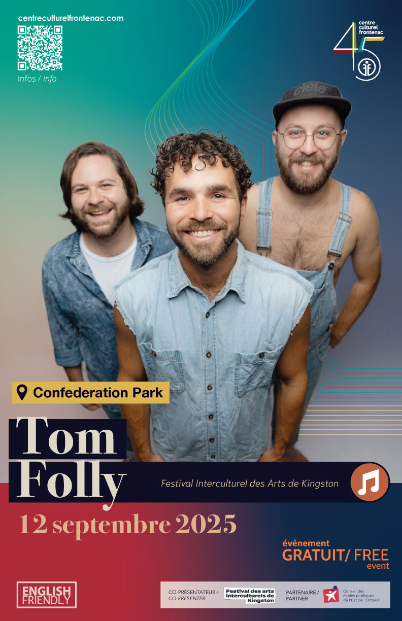 Intercultural Arts Festival: Tom Folly - Apr 30th @ Confederation Park