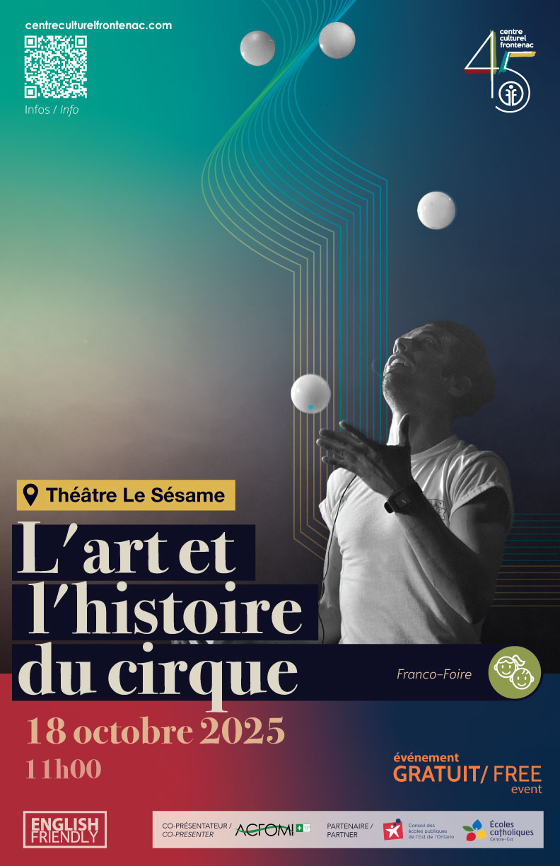 L'art et l'histoire du cirque - May 6th @ Kingston East Community Centre