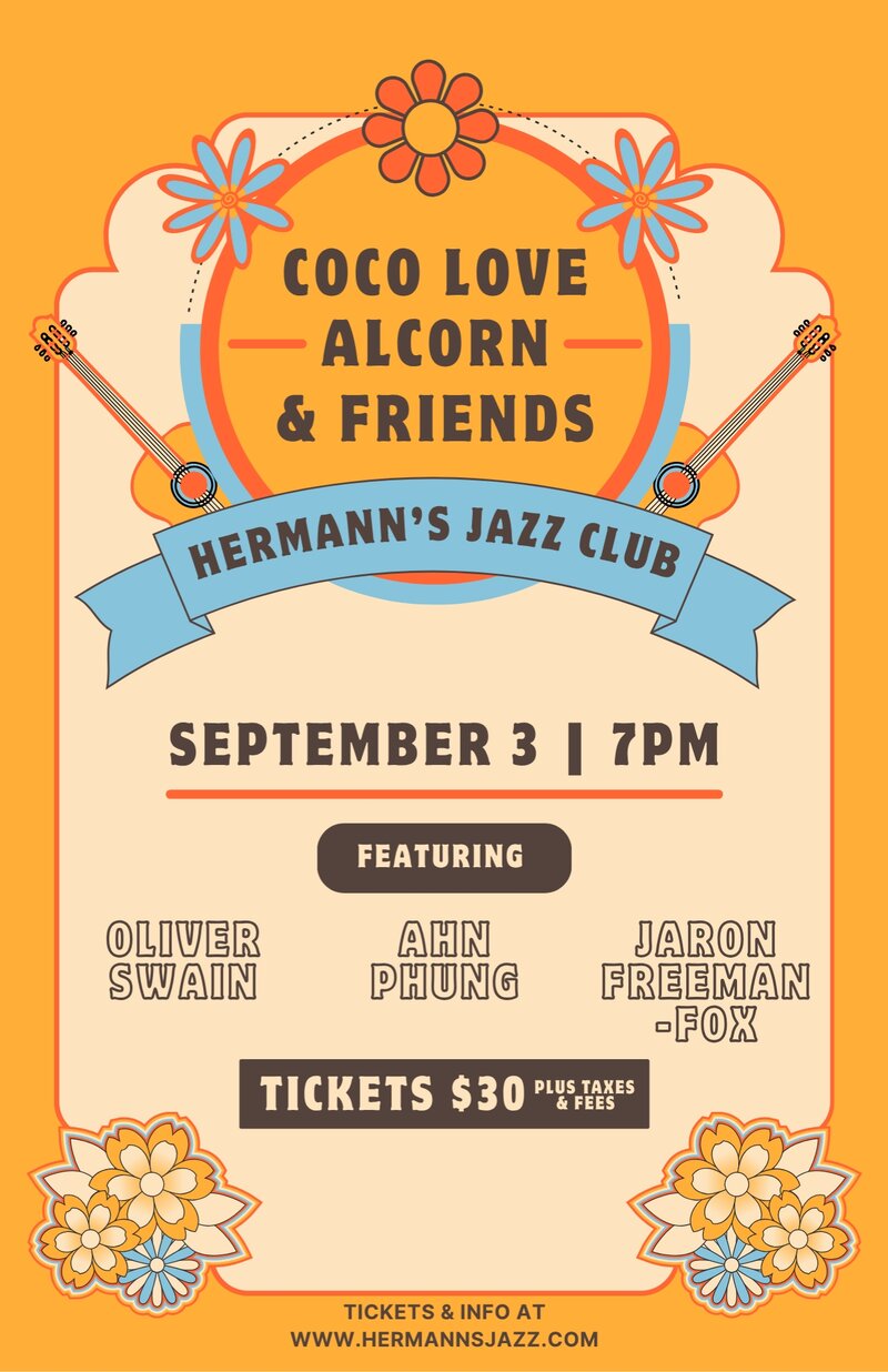 Coco Love Alcorn & Friends - May 8th @ Hermann's Jazz Club