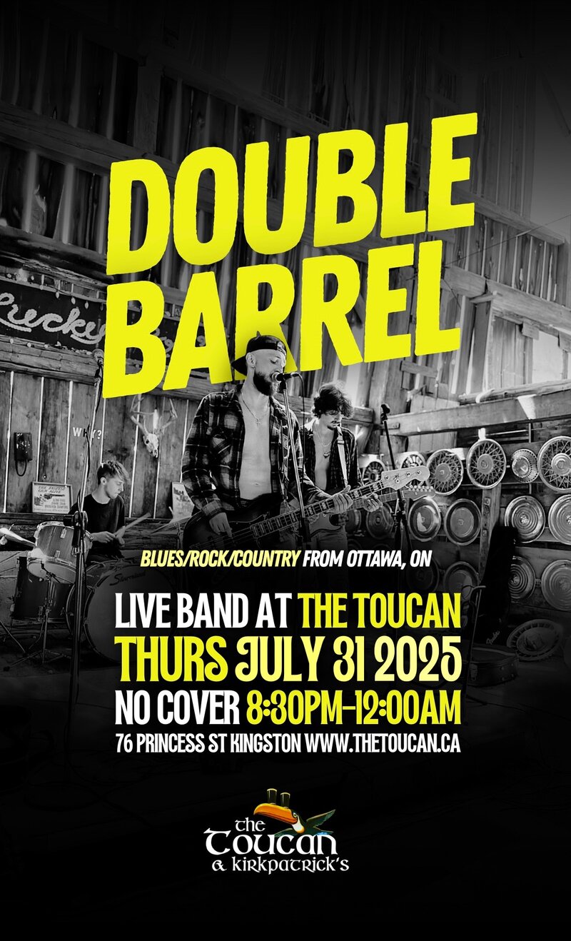 Double Barrel  (Ottawa) @ The Toucan - Jul 31, 2025