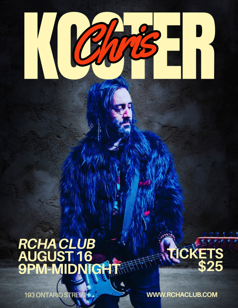 Chris Koster @ The Club at the R.C.H.A. - Aug 16, 2025