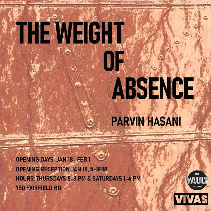 The Weight of Absence - May 6th @ The Vault Gallery