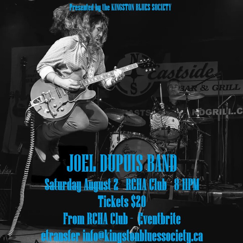 Joel Dupuis Band @ The Club at the R.C.H.A. Aug 2 2025 - May 7th @ The Club at the R.C.H.A.