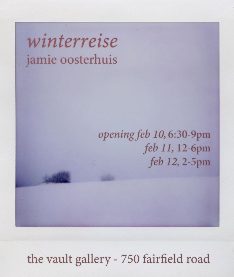 winterreise - May 6th @ The Vault Gallery