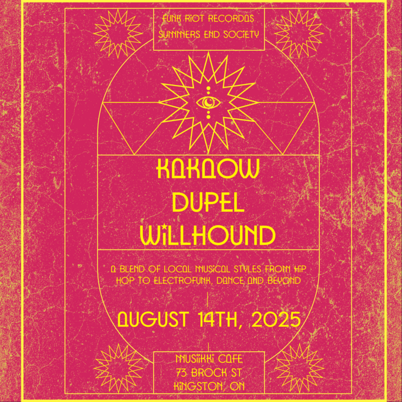 KaKaow, Dupel, Willhound @ Musiikki Café & Whiskey Bar - Aug 14, 2025