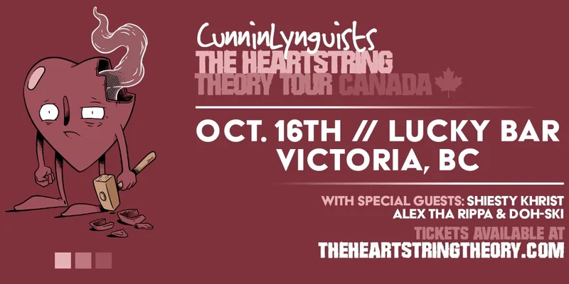 CunninLynguists - Victoria - Jun 17th @ Lucky Bar