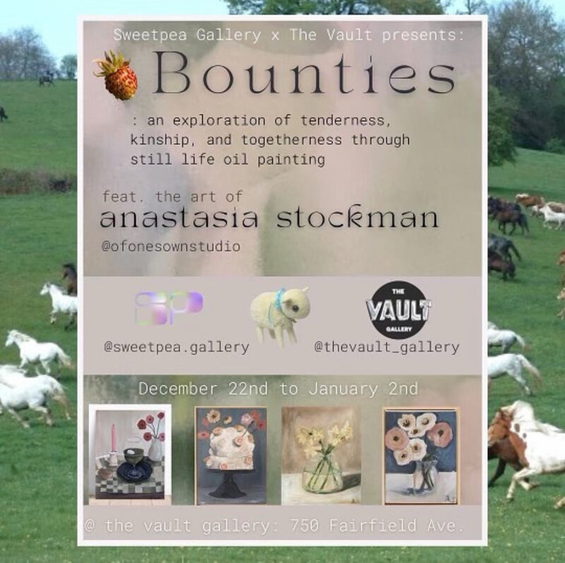 Bounties - May 6th @ The Vault Gallery