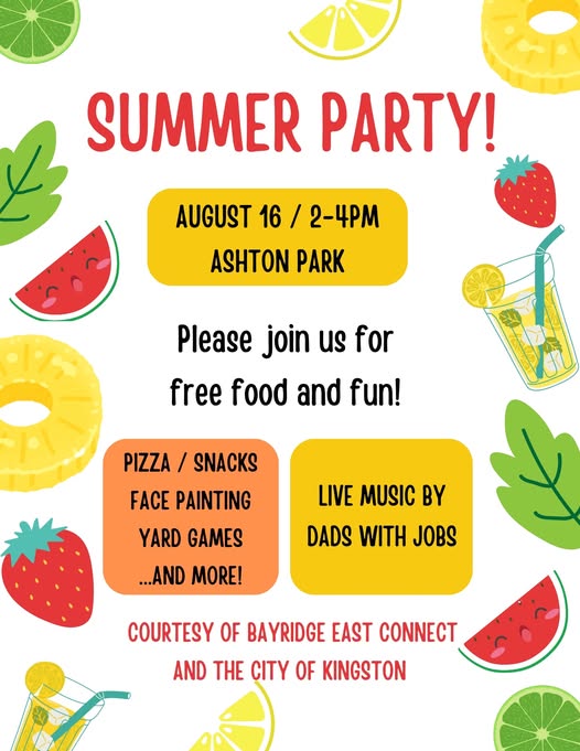 Ashton Park Summer Bash: Dads With Jobs @ Ashton Park Aug 16 2025 - May 6th @ Ashton Park
