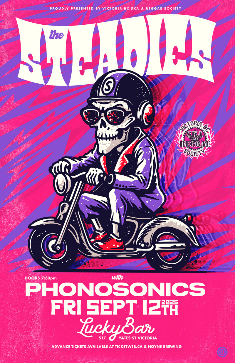 THE STEADIES & PHONOSONICS SUMMER SKA/REGGAE PARTY! - May 6th @ Lucky Bar