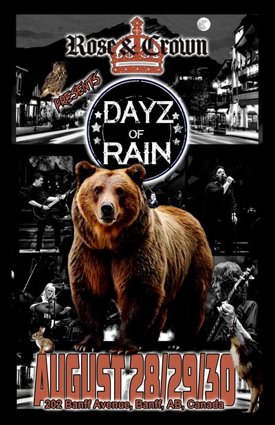 Dayz of Rain LIVE at The Rose Banff! - Jun 12th @ The Rose and Crown (Banff)