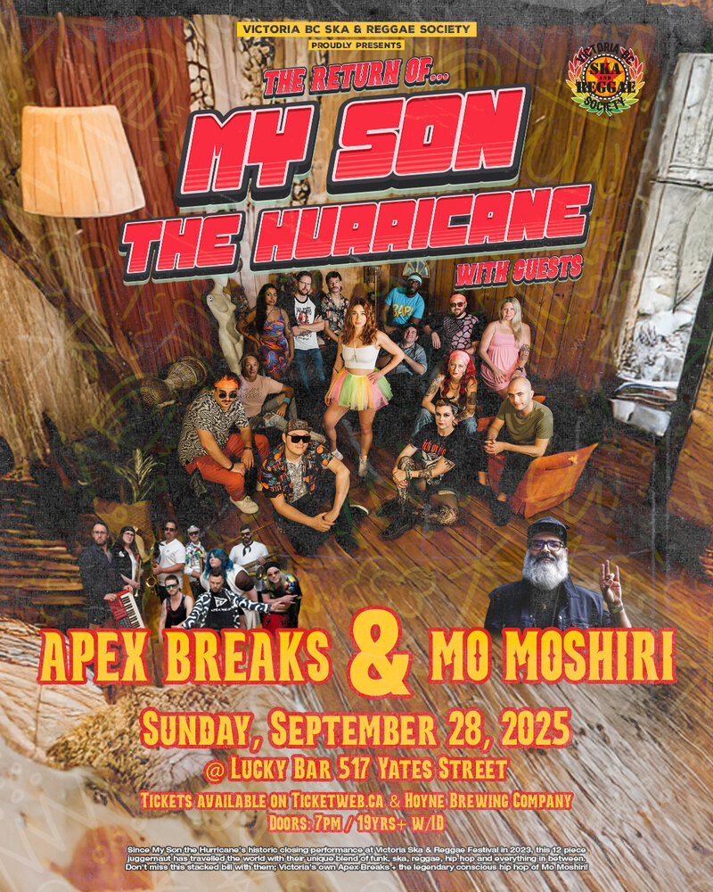 My Son the Hurricane, Apex Breaks and Mo Moshiri - May 5th @ Lucky Bar