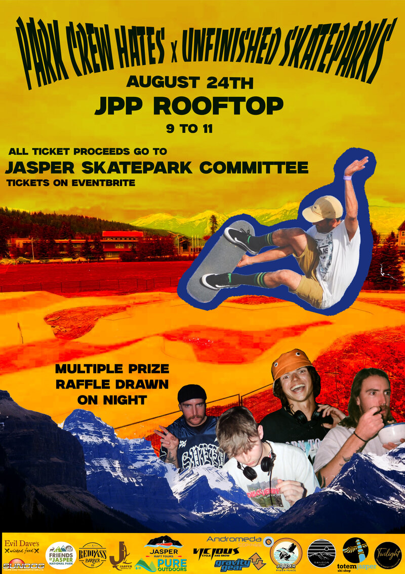 Park Crew Hates You - Skate Park Fundraiser - May 6th @ Jasper Pizza Place