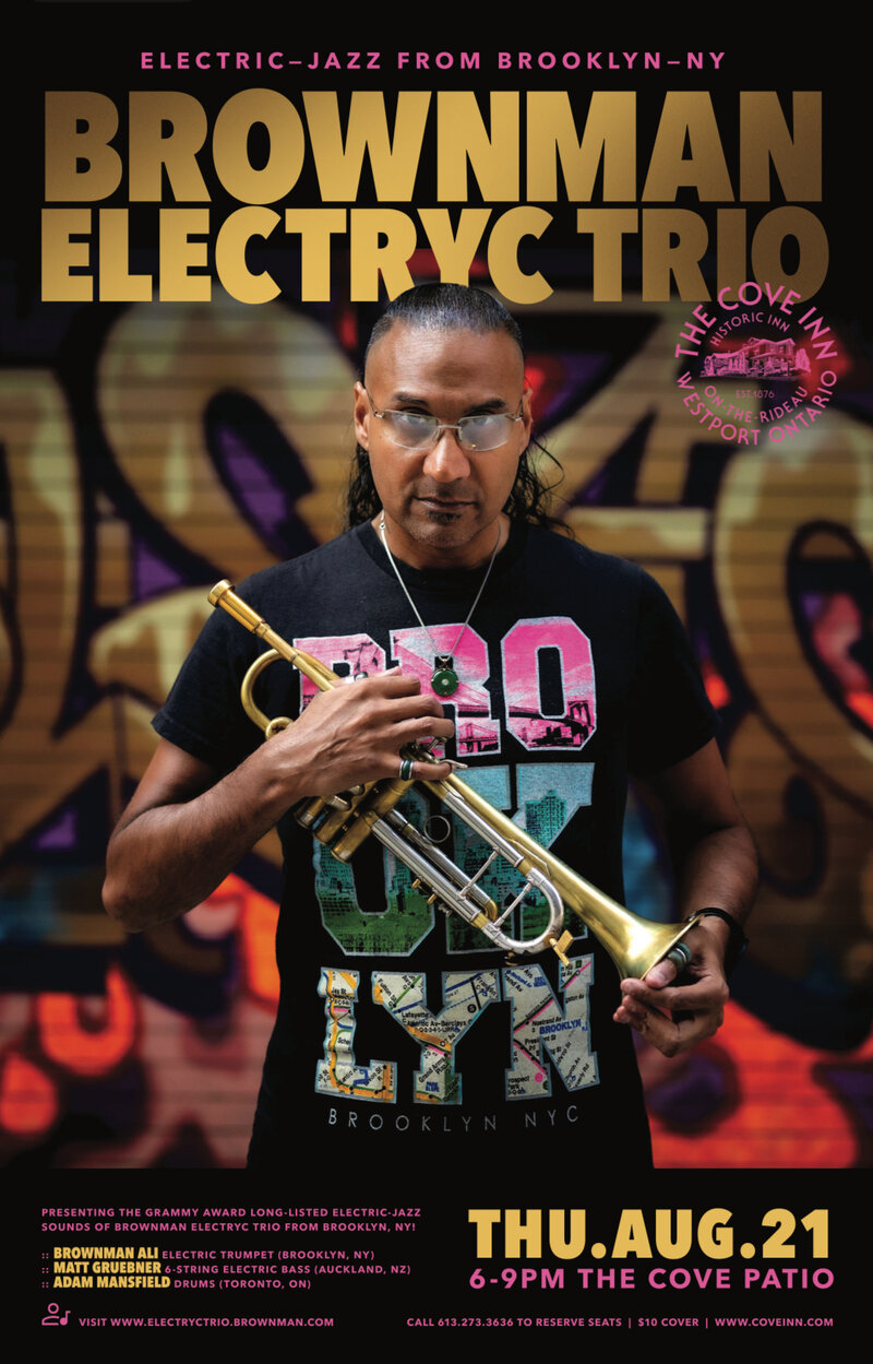 Original Thursdays: Brownman Electryc Trio @ The Cove Inn Aug 21 2025 - May 2nd @ The Cove Inn