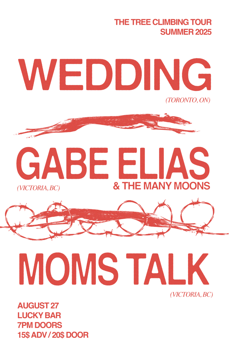 Wedding, Gabe Elias, Moms Talk - Jun 6th @ Lucky Bar