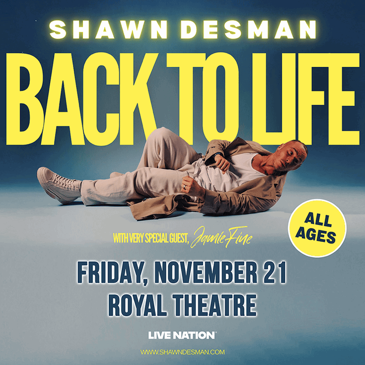Live Nation Presents Shawn Desman - May 10th @ Royal Theatre