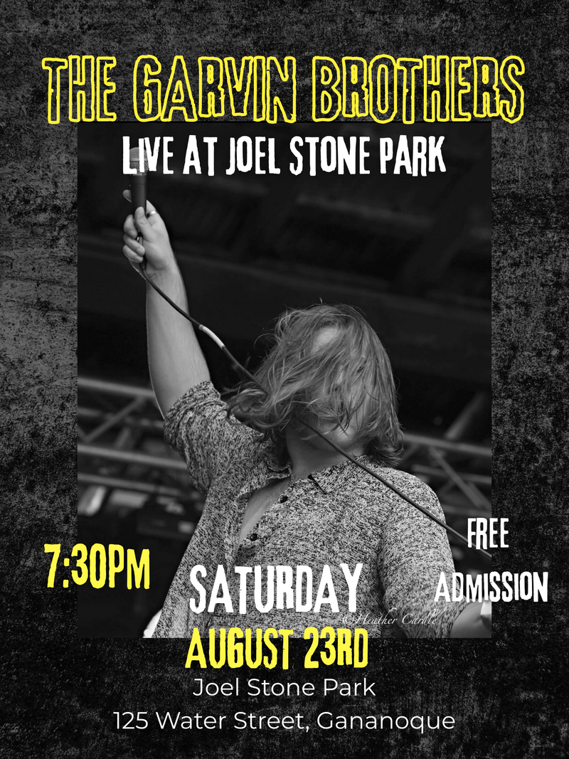 Music in the Park: The Garvin Brothers @ Joel Stone Heritage Park Aug 23 2025 - May 15th @ Joel Stone Heritage Park