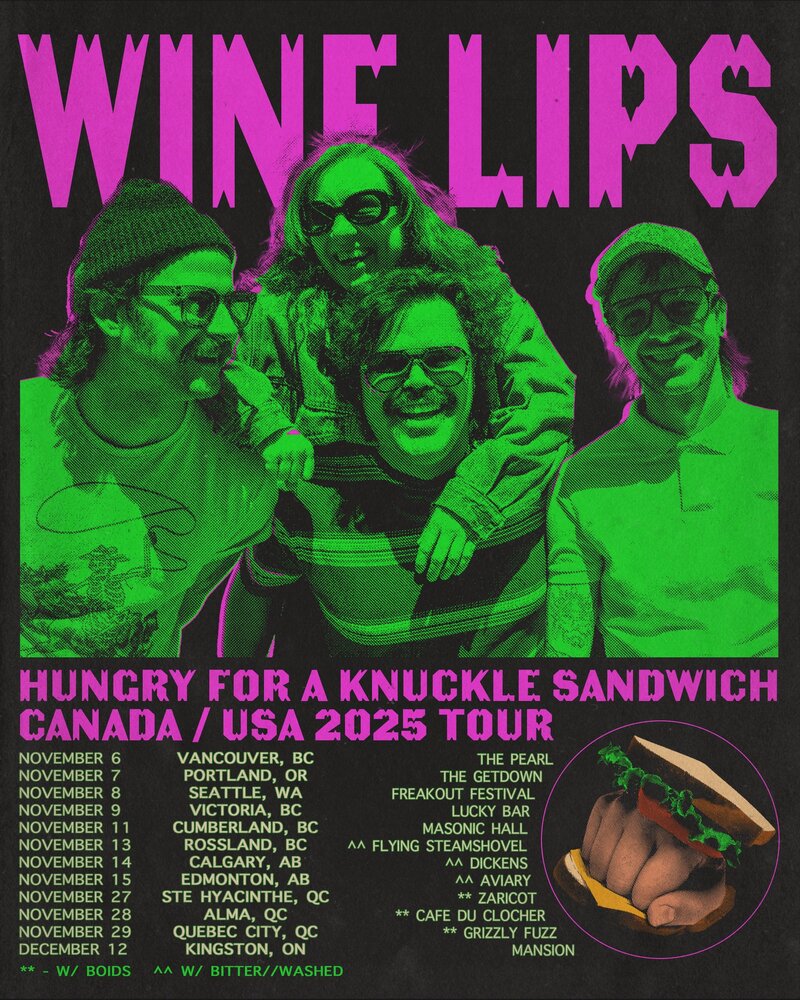 Wine Lips, The Strange Happenings, The Mature Themes @ The Mansion Dec 12 2025 - May 2nd @ The Mansion