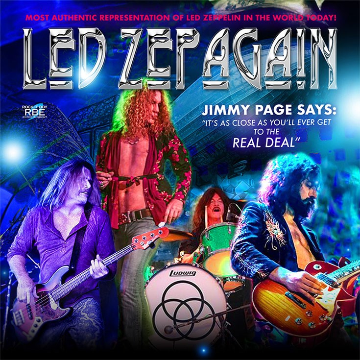 Rock.it Boy Presents Led Zepagain - May 6th @ McPherson Playhouse