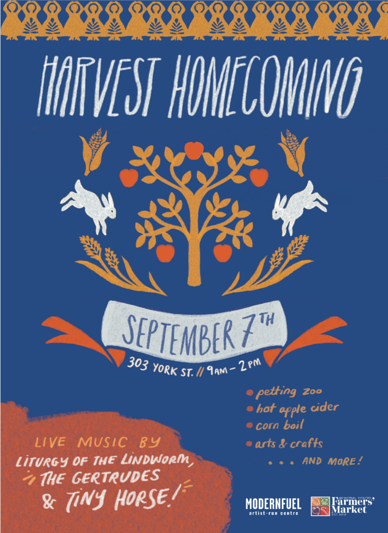 Harvest Homecoming: The Gertrudes, Tiny Horse @ Memorial Centre Sep 7 2025 - May 6th @ Memorial Centre