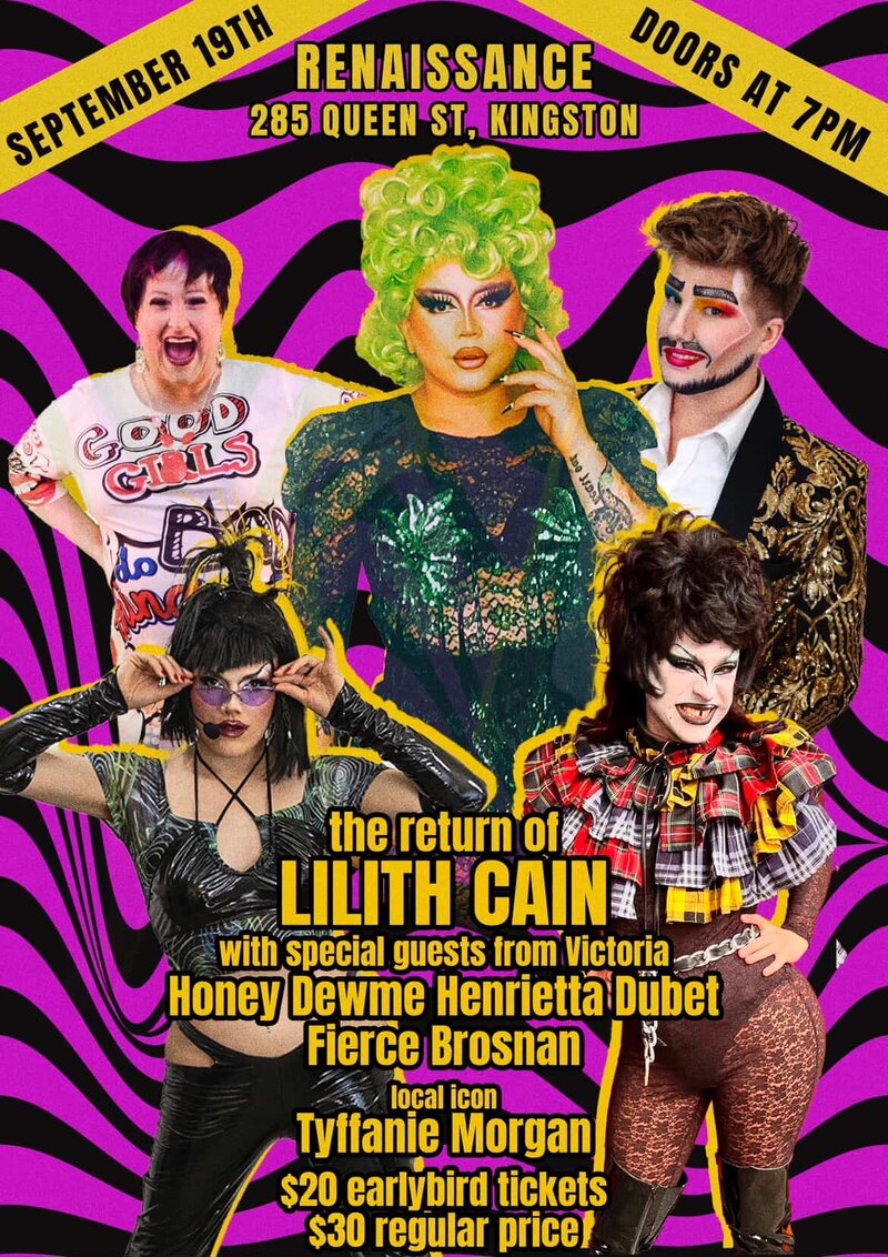 The Return of Lilith Cain (a drag show) @ Renaissance - Sep 19, 2025