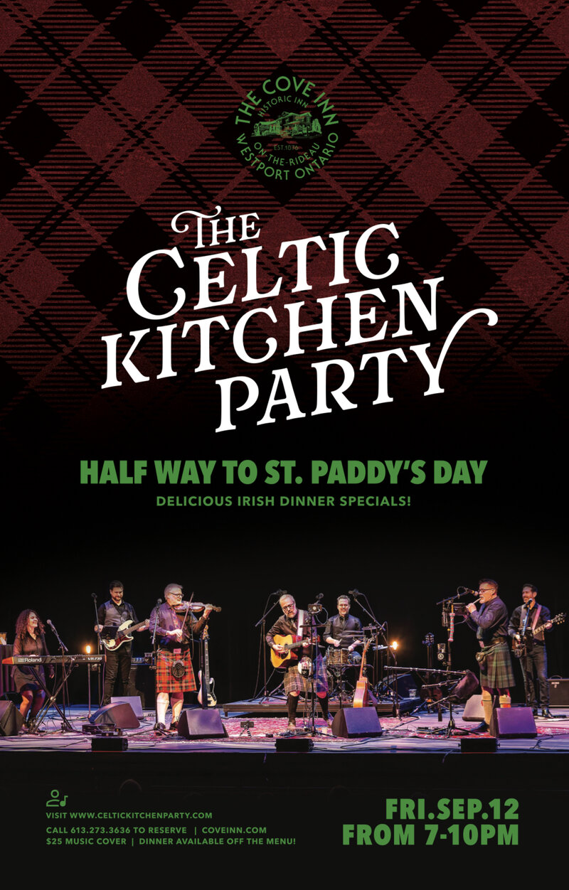 "Half Way to St. Paddy's" with The Celtic Kitchen Party - May 2nd @ The Cove Inn